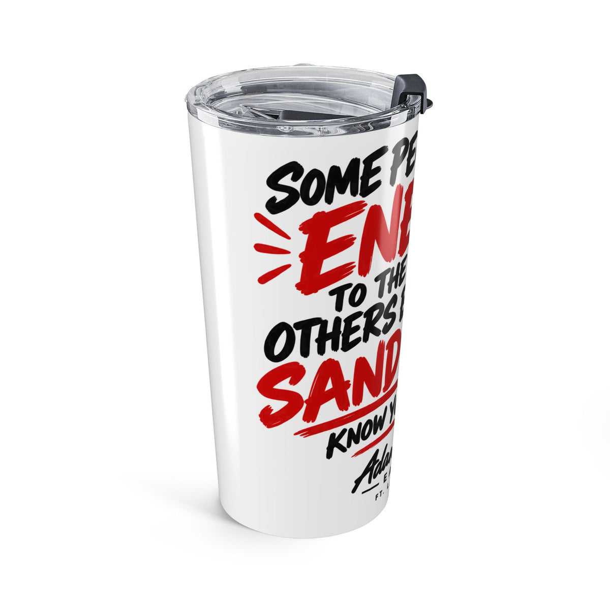 20oz Insulated Tumbler — "Bring Energy, Bring Sandwiches" Diner Logo