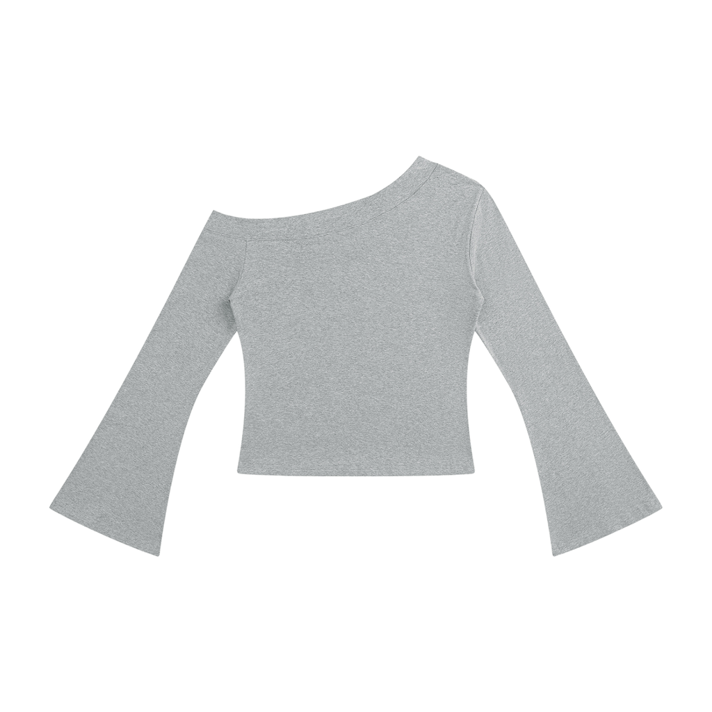 Women's Off-Shoulder MILF Bell Sleeve T-Shirt