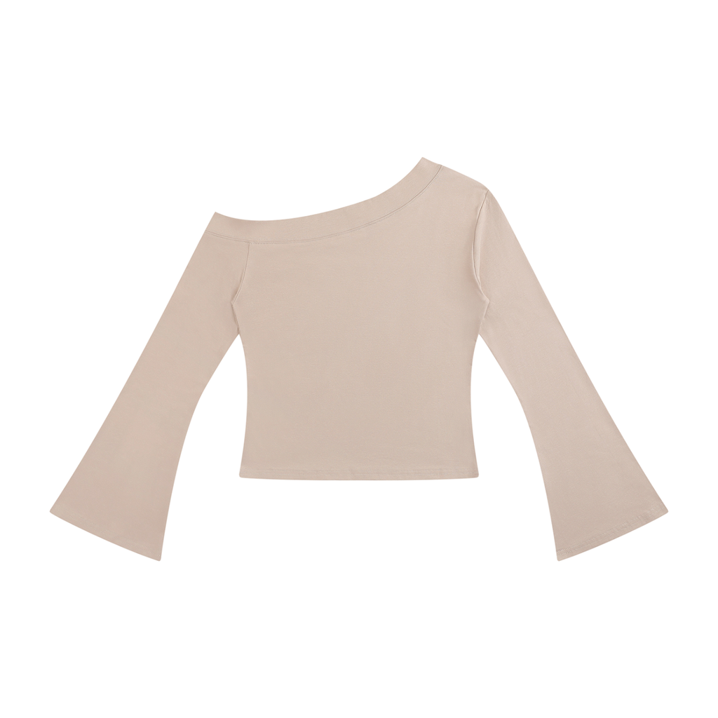 Women's Off-Shoulder MILF Bell Sleeve T-Shirt
